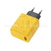 Cargador de teléfono móvil estilo mecha, enchufe de carga multipuerto de 1 USB para teléfono móvil Apple Android, cabezal de carga rápida qc3.0