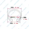 Anillo elástico de retención interior de acero inoxidable 304 para agujero, anillo de seguridad tipo C, anillo de retención elástico M8-M250