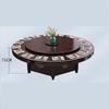 Mesa de jantar elétrica de hotel mesa redonda grande novo estilo chinês madeira maciça Mesa Redonda clube para 15 pessoas mesa de jantar de 2 m caixa mesa grande