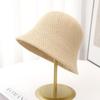Sombrero de pescador transpirable de estilo coreano para mujer, gorra de pescador con sombrilla, de punto pequeño y moderno, para verano de 2024