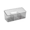 Nuevo estante de almacenamiento de pared para baño, estante de almacenamiento multifuncional para cocina, caja de almacenamiento transparente para gel de ducha para baño