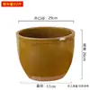 Tarro de Manteca Cerámica Doméstica Resistente a Altas Temperaturas Olla de Aceite Tarro para Marinar Carne Verduras en Escabeche Vajilla Cerámica Gres Tanque de Aceite Cocina Aceite Antiguo