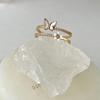 Anillo Morado de Mariposa Dulce para Mujer, Moderno y Elegante, Tendencia de Nicho Nuevo Estilo Anillo Ajustable para Dedo Índice