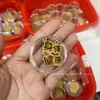 Pegatina de Teléfono Shell de Agua Oro Puro 999 para Riqueza, Prosperidad, Buena Suerte, Pegatina Dorada, Tarjeta Dorada, Lámina Dorada, Venta al por Mayor Personalizada
