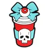 Diademas para Zapatos con Forma de Corazón Accesorios Estilo Gótico Punk Decoraciones para Zapatos Temáticas de Café Hebilla para Zapatos Transfronteriza Accesorios DIY