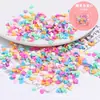 Contas Coloridas, Grânulos de Açúcar, Peças de Argila Macia Coração de Fruta, Materiais de Cola Cremosa DIY, Acessórios para Joias de Presilha Guka Feita à Mão Venda por Atacado