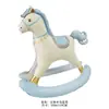 Nuevo globo de caballo mecedor 4D tridimensional grande mate, decoración de fiesta con globo de papel de aluminio temática de parque infantil
