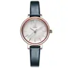 SHENGKE SHENGKE K8012 Reloj de Cuarzo Redondo Casual Simple Nuevo para Estudiantes Coreano para Mujer Correa de Agua