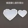 DIY Pegamento de Cristal Goteando Diamante de Amor Péndulo Molde Silicona Piedras de Aromaterapia Adornos de Decoración de Espejo Colgante
