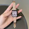 Adecuado para Correa de Apple Watch Correa de Apple Watch Aleación de Perla Correa de iWatch