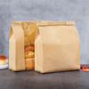 Sacos de Pão com Janela, Sacos para Torradas Fatiadas, Sacos de Papel para Embalagem de Panificação Selados com Arame, Sacos Descartáveis Autoadesivos, Papel Kraft