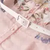 Venta al por mayor de ropa para mujer estilo europeo y americano transfronteriza, diseño estilo palacio, nicho de lujo ligero, vestido estampado de alta gama