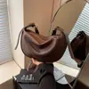 Bolso Nuevo Estilo Coreano de PU para Mujer, Bolso de Hombro Moderno y Sencillo, Bolso Tipo Dumpling de Alta Gama y Gran Capacidad, Bolso de Axila, Transfronterizo