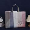 Bolsas de Tela No Tejida Laminada al por Mayor, Bolsas de Compra Universales Engrosadas de Alta Gama para Ropa y Chaquetas de Plumas, con Diseños y Logotipos Impresos