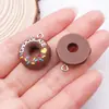 Brinquedo de Comida 3D Simulado Bolo Hambúrguer Café Pingente de Resina Acessórios Pulseira DIY Colar Chaveiro