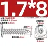 Tornillos Autorroscantes de Acero Inoxidable 304 Hexagonales Invertidos Cabeza Plana Grande Cabeza Delgada Tornillos para Muebles M2M3M4M5-M8