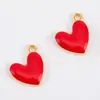 Aleación de Color Dopamina Colgante de Corazón Pulsera Hecha a Mano DIY Collar Colgante para Teléfono Móvil Decoración para Llaves Venta al por Mayor