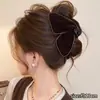 Presilha de rabo de cavalo suave e elegante com laço e fita, presilha de cabelo de alta qualidade para mulheres, presilha tipo tubarão estilo coreano