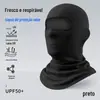 Balaclava Protetor Solar Shitu para Ciclismo, Cobertura Facial Completa, Alta Elasticidade, Protetor de Pescoço Fino, Máscara de Seda Gelada para Moto de Secagem Rápida