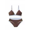 Lencería de Triángulo Estilo Francés para Mujer, Estilo Delgado de Otoño, Hace que el Busto Grande Parezca Más Pequeño, Conjunto de Ropa Interior Sexy de Escote Bajo, Sujetador con Espalda Bonita