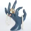 Suporte de colar modelo retrato suporte de joias suporte de brincos mão orelha anel suporte de exibição de joias anel pulseira rack de armazenamento de acessórios
