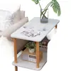 Mesa de Centro Mini Simples, Mesa de Cabeceira para Quarto, Mesa Lateral para Sofá de Sala de Estar, Gabinete Lateral, Mesa de Canto Móvel