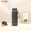Termo de gran capacidad para hombre, taza de agua portátil para deportes al aire libre con cordón, taza de té de grado alimenticio 304.