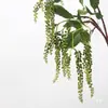 Colgante de planta Fruto de aliso Pegamento suave Fruto de frijol del amor Colgante de pared Decoración de paisajismo Accesorios para arreglos florales Seda suave