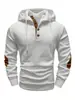 Otoño e Invierno Nuevo Transfronterizo Europeo y Americano Amazon Sudadera con Capucha Jacquard de Color Sólido para Hombre Top Deportivo Casual Holgado Chaqueta