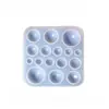 Triunfante diy drop mold gema patch ring pingente silicone molde espelho molde resina