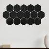 Pegatinas de pared de espejo acrílico hexagonal transfronterizo, pegatinas de pared autoadhesivas tridimensionales DIY, pegatinas de espejo de pared de fondo para decoración del hogar