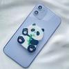Estilo Nacional Fofo Tridimensional Desenho Animado Suporte Panda Almofada de Ar Suporte para Celular Desktop Suporte com Air Bag Acrílico Atacado