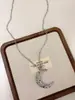 Collar Colgante de Botella de Agua Estilo Japonés para Mujer, Diseño de Nicho, Cadena Larga de Suéter a la Moda, Cadena de Clavícula Única y Versátil