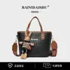 Fábrica de Origem Bolsa Feminina Barney Canguru Moda Versátil Ombro Único Transversal Leve Luxo Clássico Retrô Atacado Dropshipping