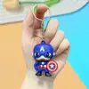Llavero Colgante para Bolso de Superhéroe Transfronterizo Batman Capitán América Spider-Man Muñeco Tridimensional Venta al por Mayor