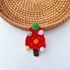 Árbol de Navidad de fieltro con dibujos animados, gorro para niños, zapatillas, ropa, accesorios, bolsa de regalo, decoraciones.