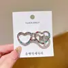 Elegante y Hermoso Pasador para el Cabello con Lentes de Pedrería Modelo Nuevo 2026 Clip de Fleco Lateral de Gama Alta Accesorio para el Cabello