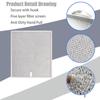 Exclusivo transfronteiriço para tela de filtro de exaustor de cozinha Broan Nutone S99010430-002 filtro de alumínio