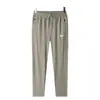 Pantalones Casuales de Seda Helada para Hombre Transfronterizos, Pantalones Largos Deportivos Rectos Sueltos Elásticos Finos de Secado Rápido para Hombre, Pantalones Transpirables de Verano