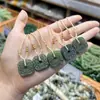 Colgante de Cerradura Xiangyun Buda Guanyin de Jade Hetiano Natural Estilo Chino Frijol de Cuatro Estaciones de Jade Hetiano Marca Wuxi Colgante de Jade