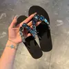 Chanclas de Suela Gruesa con Pedrería para Mujer, Superventas de Celebridades de Internet, Nueva Llegada de Verano, Exterior, Sensación de Alta Gama, Playa, Costa, Antideslizantes, Elevadoras