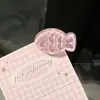 Pinzas laterales estilo dopamina con un toque de alta gama, pinzas delicadas con flecos para niñas, pasadores dulces, pinzas de cocodrilo a la moda