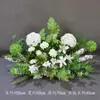 Arreglos Florales de Boda Estilo Bosque, Macetas Colgantes, Flores de Seda, Decoraciones de Pasillo, Decoraciones para la Ceremonia de Entrega del Coche de Boda, Escaparates, Plantas Verdes
