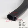 Tira de Vedação de Espuma Lateral em U para Gabinete à Prova de Poeira Tira de Vedação de Espuma Superior para Gabinete de Controle Elétrico Tira de Borracha para Gabinete Eletromecânico