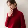 Baicai Rong 2026 Otoño/Invierno Nuevo Jersey de Punto Grueso Suelto con Cuello Alto y Media Cremallera Suéter de Cachemir