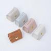 Caixa de armazenamento personalizada de flanela de microfibra para anel de casamento, noivado, dama de honra, anel de diamante, caixa de joias 2 Peças bolsa de joias para feriado