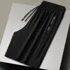 Pantalones Cortos Casuales de Seda de Hielo Finos de Verano para Hombre, Corte Holgado, Talla Grande, de Secado Rápido para Playa
