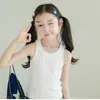 Chaleco de Algodón con Hilo Xiao Bai para Niños y Niñas Ropa Interior Ropa Exterior Chaleco Básico Rayado Ropa Exterior Chaleco Individual Sacudir Sonic Explosion