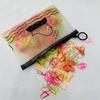 500 Gomas Elásticas Grandes en Bolsa de Anillo para Niños y Bebés, Ligas para el Cabello, Accesorios para el Cabello, Colores Macaron, Suaves con el Cabello de las Niñas Pequeñas