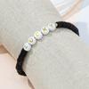 Pulseira Acrílica Simples e Moderna Tecida à Mão em Cerâmica Macia Pulseira da Moda Personalizada para Namorada Corda de Mão Estilo Mori Pulseira Feminina Transfronteiriça